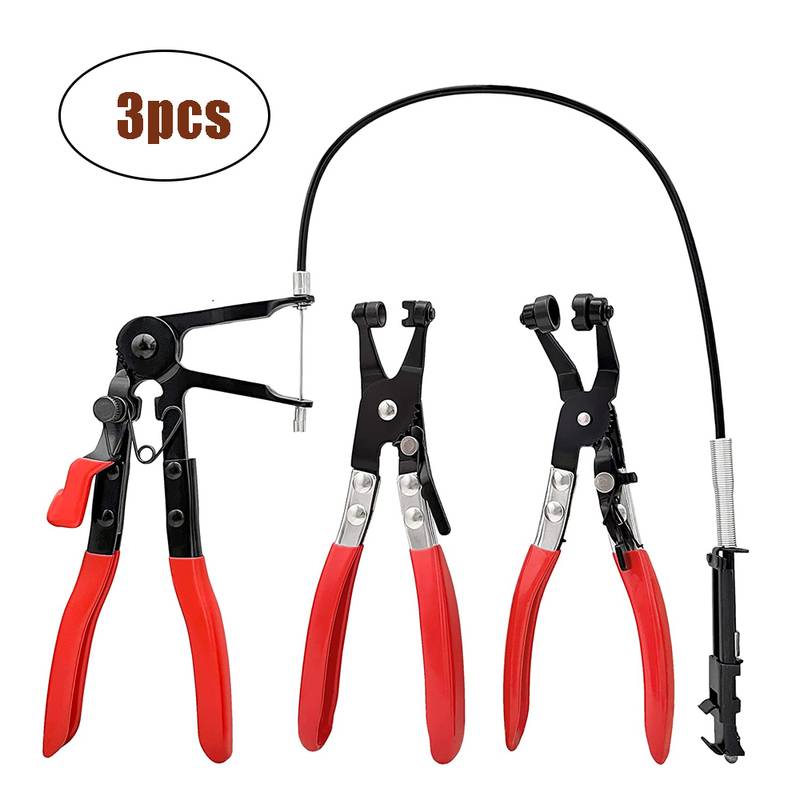 Hose Clamp Pliers Remover Kit With Long Reach Wire - Temu